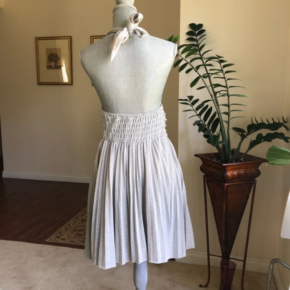 Sparkly, Silver Halter neck Dress - Picture 2 of 5